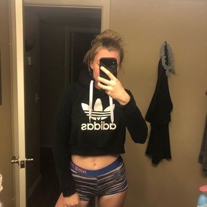 adidas cropped hoodie